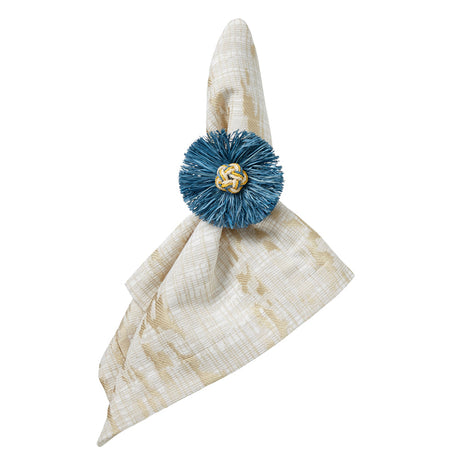 Mimi Gold Napkin Detail 2 | Mode Living at Fig Linens and Home