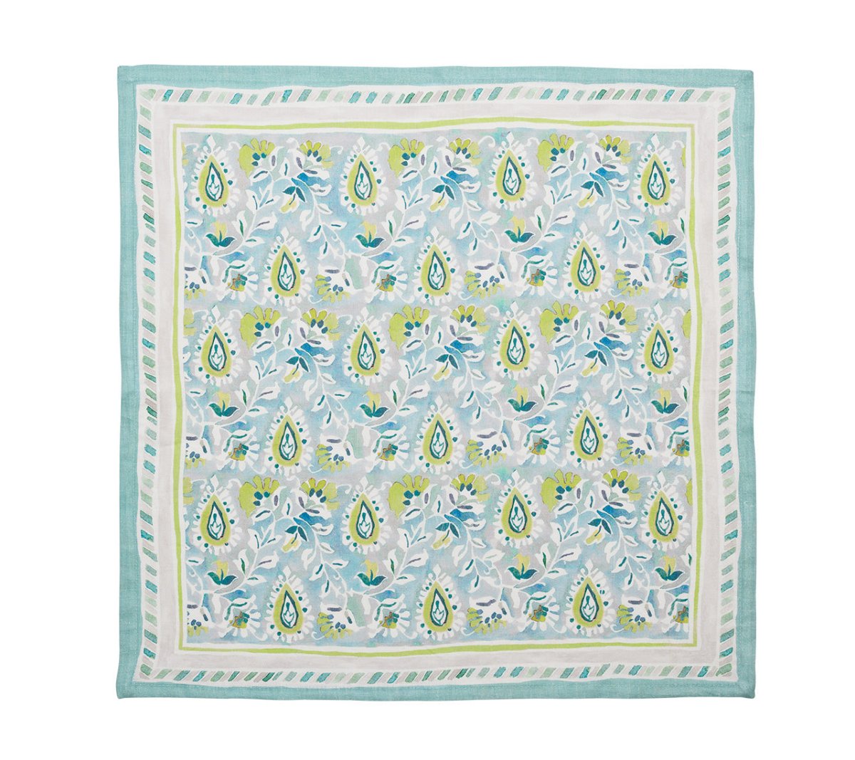 Mira Napkin in Seafoam & Green by Kim Seybert 2