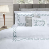 Mirea Embroidery Duvet Covers, Flat Sheets and Shams - Dea Italian Bedding at Fig LInens and Home