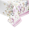 Mode Living Gardenia Tablecloth by Mode Living - Tablecloth 70” x 108” Gardenia and Pink at FIG LINENS AND HOME - 1