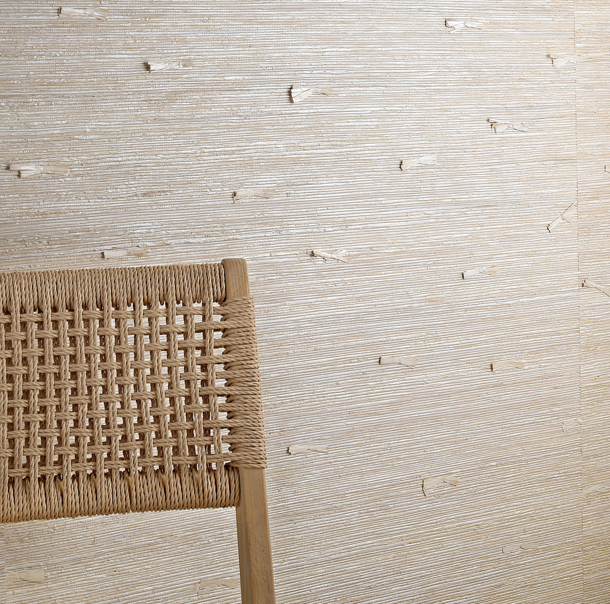 Monroe Rattan Wrapped Dining Chair in Matte Cerused Oak by Worlds Away