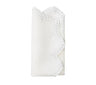 Tapestry Napkin in White by Kim Seybert at Fig Linens and Home