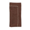Classic Napkin in Brown by Kim Seybert at Fig Linens and Home