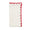 Arches Napkin in White, Red & Gold by Kim Seybert at Fig Linens and Home