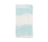Kim Seybert Watercolor Stripe Napkins in White & Seafoam Set of 4 by Kim Seybert - White/Seafoam 21"L x 21"W x 0.1"H Napkin - Set of 4 at FIG LINENS AND HOME - 1