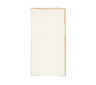 Kim Seybert Casbah Napkins Set of 4 White & Natural by Kim Seybert - White/Natural Set of 4 Napkins - 21"L x 21"W x 0.1"H at FIG LINENS AND HOME - 1