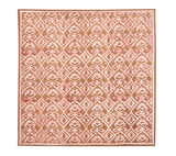 Kim Seybert Alfresco Napkins Set of 4 in Brown & Orange by Kim Seybert - Brown/Orange Napkins Set of 4 - 21"L x 21"W x 0.1"H at FIG LINENS AND HOME - 3