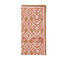 Kim Seybert Alfresco Napkins Set of 4 in Brown & Orange by Kim Seybert - Brown/Orange Napkins Set of 4 - 21"L x 21"W x 0.1"H at FIG LINENS AND HOME - 1