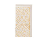 Kim Seybert Alfresco Napkins Set of 4 in Natural & Gray by Kim Seybert - Natural/Gray Napkins Set of 4 - 21"L x 21"W x 0.1"H at FIG LINENS AND HOME - 1