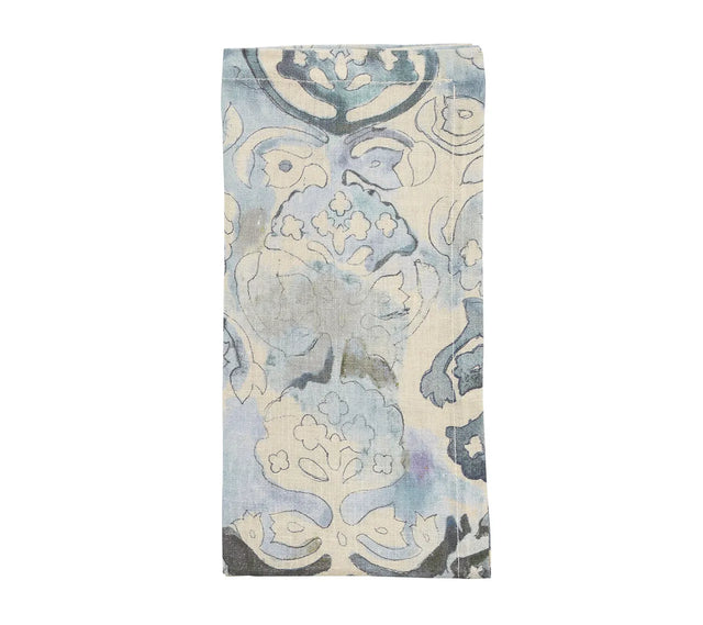Giverny Blue/Gray Napkin | Kim Seybert at Fig Linens and Home
