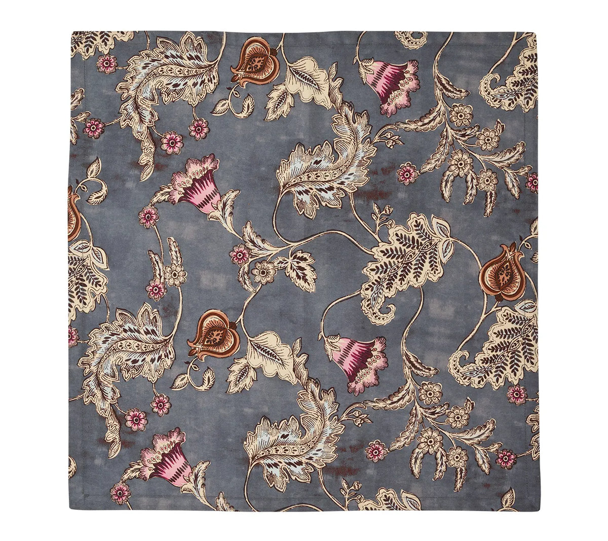 Paisley Vine Blue/Gray Napkin Detail 4 | Kim Seybert at Fig Linens and Home