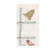 Xmas Trellis White/Red/Green Napkin | Kim Seybert at Fig Linens and Home