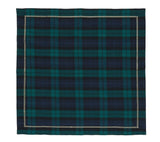 Watchplaid Blue/Green Napkin Detail 6 | Kim Seybert at Fig Linens and Home