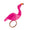 Flamingo Napkin Ring in Pink & Orange by Kim Seybert at Fig Linens and Home