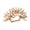 Shell Fringe Napkin Ring in Ivory & Brown by Kim Seybert at Fig Linens and Home