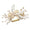 Coral Spray Napkin Ring in White & Natural by Kim Seybert at Fig Linens and Home
