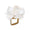 Gardenia Napkin Ring in White by Kim Seybert at Fig Linens and Home