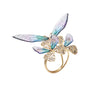 Flutter Napkin Ring in Lilac & Periwinkle, Set of 4 in a Gift Box by Kim Seybert at Fig Linens and Home