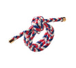 Rope Knot Napkin Ring in Red, White, Blue by Kim Seybert at Fig Linens and Home - View 1