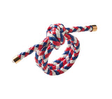Rope Knot Napkin Ring in Red, White, Blue by Kim Seybert at Fig Linens and Home - View 1
