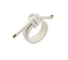 Kim Seybert Table - Rope Knot White Napkin Rings at Fig Linens and Home 1