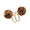 Kim Seybert Casbah Napkin Rings Set of 4 in Natural & Brown by Kim Seybert - Natural/Brown Set of 4 Napkin Rings - 2.1"L x 4"W x 2.8"H at FIG LINENS AND HOME - 2