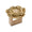 Pareo Natural/Gold Napkin Ring | Kim Seybert at Fig Linens and Home
