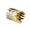Patina Napkin Ring in Gold & Silver by Kim Seybert at Fig Linens and Home