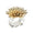 Stellar Napkin Ring in Gold by Kim Seybert at Fig Linens and Home
