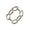 Chain Link Napkin Ring in Silver by Kim Seybert at Fig Linens and Home