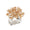 Aster Napkin Ring in Champagne by Kim Seybert at Fig Linens and Home