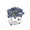 Aster Napkin Ring in Midnight by Kim Seybert at Fig Linens and Home