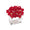 Aster Napkin Ring in Red by Kim Seybert at Fig Linens and Home