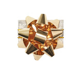 Holiday Bow Gold/Silver Napkin Ring Detail 3 | Kim Seybert at Fig Linens and Home