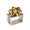 Holiday Bow Gold/Silver Napkin Ring | Kim Seybert at Fig Linens and Home