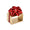 Holiday Bow Red/Gold Napkin Ring | Kim Seybert at Fig Linens and Home