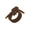 Coil Brown Napkin Ring | Kim Seybert at Fig Linens and Home