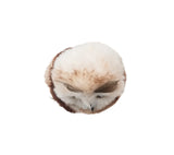 Owl White/Brown Napkin Ring Detail 3 | Kim Seybert at Fig Linens and Home