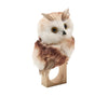 Owl White/Brown Napkin Ring | Kim Seybert at Fig Linens and Home