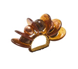 Tortoise Calypso Brown Napkin Ring | Kim Seybert at Fig Linens and Home