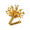 Sunflare Gold Napkin Ring | Kim Seybert at Fig Linens and Home