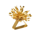 Sunflare Gold Napkin Ring | Kim Seybert at Fig Linens and Home