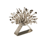 Sunflare Silver Napkin Ring | Kim Seybert at Fig Linens and Home