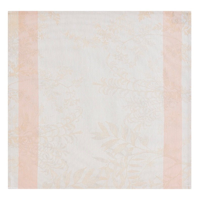 Jardin d'eden beige cloth napkin by le jacquard français at Fig Linens and Home Table Linens