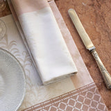 Cloth Napkin - Jardin d'eden beige napkin by le jacquard français
