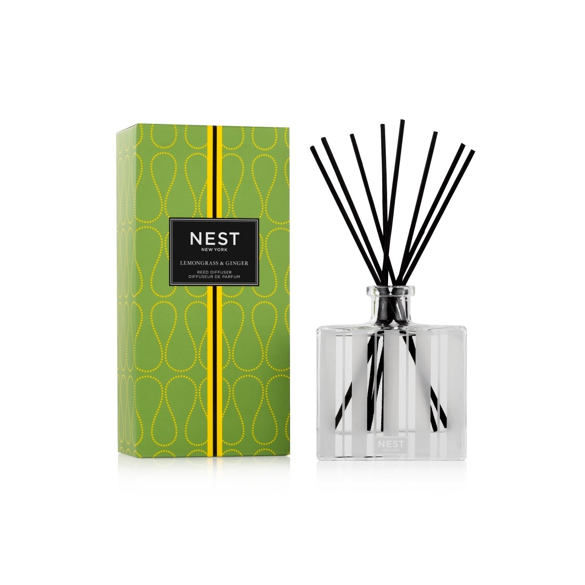 Lemongrass & Ginger Reed Diffuser by Nest at Fig Linens and Home