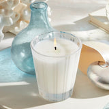 Ocean Candle with Flame and Blue Bottle - Ocean Mist and Sea Salt Classic Candle by Nest