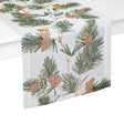 Newbury White Table Runner | Mode Living at Fig Linens and Home