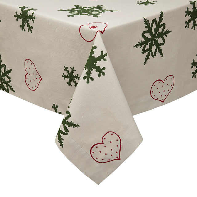Noelle Beige Tablecloth Lifestyle | Mode Living at Fig Linens and Home