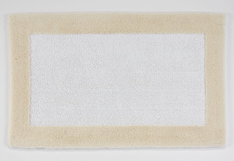 Front Origine 20x31 Ecru 101 Bath Rug by Abyss